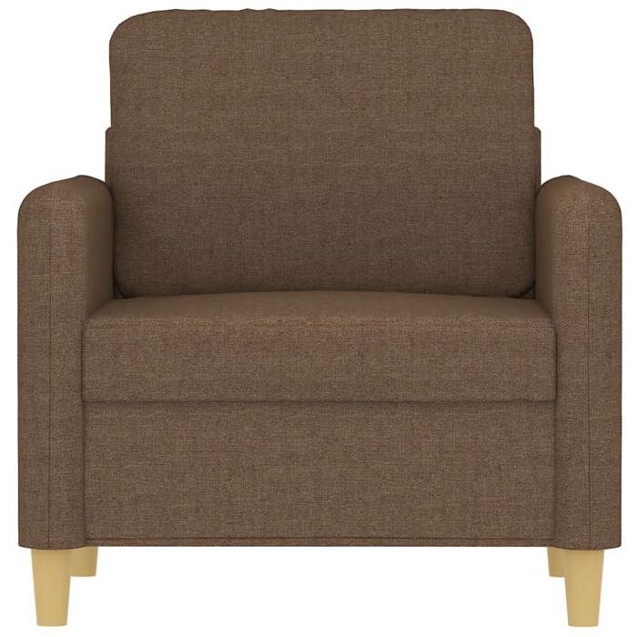 VidaXL Fauteuil Marron 60 cm Tissu 359465