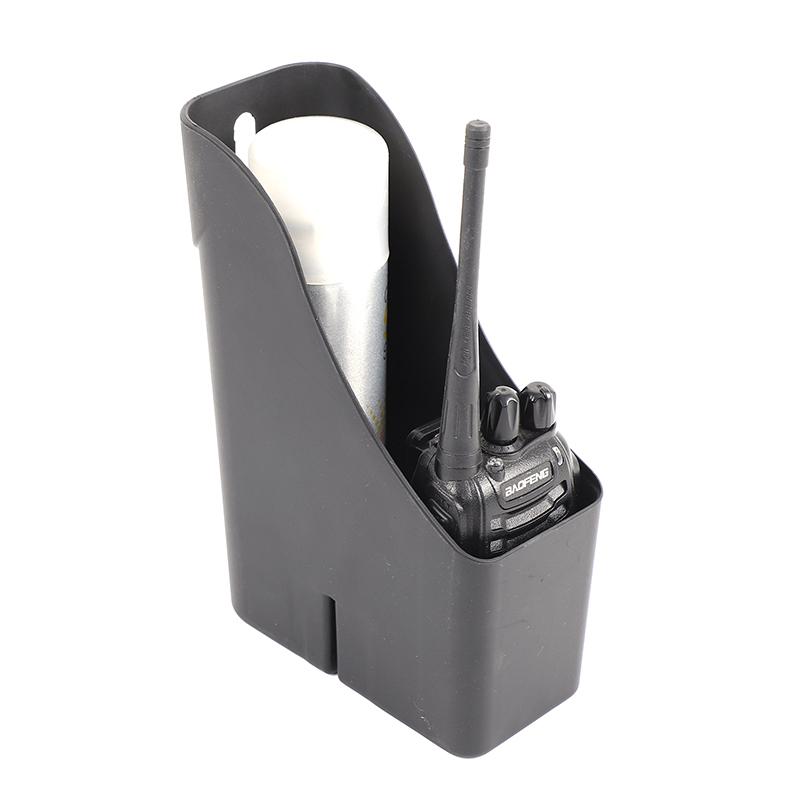 For Ford Ranger 2023-2025 ABS Car Rear Seat Side Storage Box Umbrella Organizer Tray Trim Car Interior Accessories