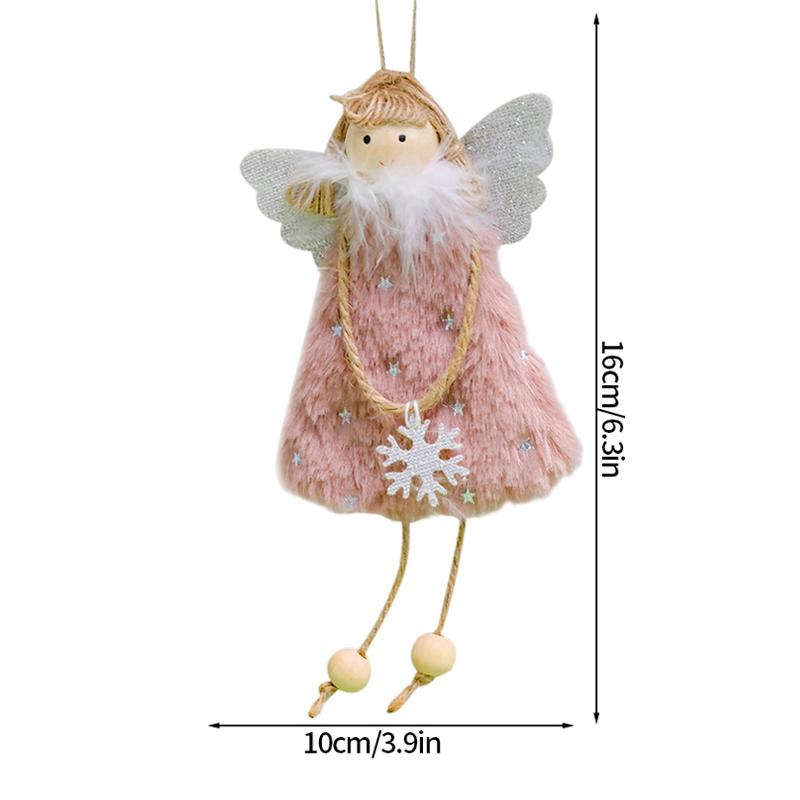 Christmas Doll Ornament Christmas Decoration 2025 Christmas Tree Hanging Pendant New Year Angel Doll Festival Gift for Children