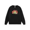 Li Ning Pixel Fun Print Warm Fleece Hoodie Unisex Hoodies Black AWDRD72-2