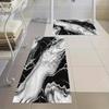 1Pcs Anti Fatigue Kitchen Rugs Modern Marble Textured Waterproof Non-Slip Thick Cushioned Kitchen Mat Heavy Duty Comfort Standing Mat for Kitchen