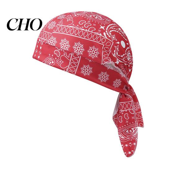 Hiking Headband Paisley Cooling Headscarf Cap Set, Sweat Wicking Adjustable Elastic Strap Bandana Straps Fit Breathable Hand Washable Headwrap Hat