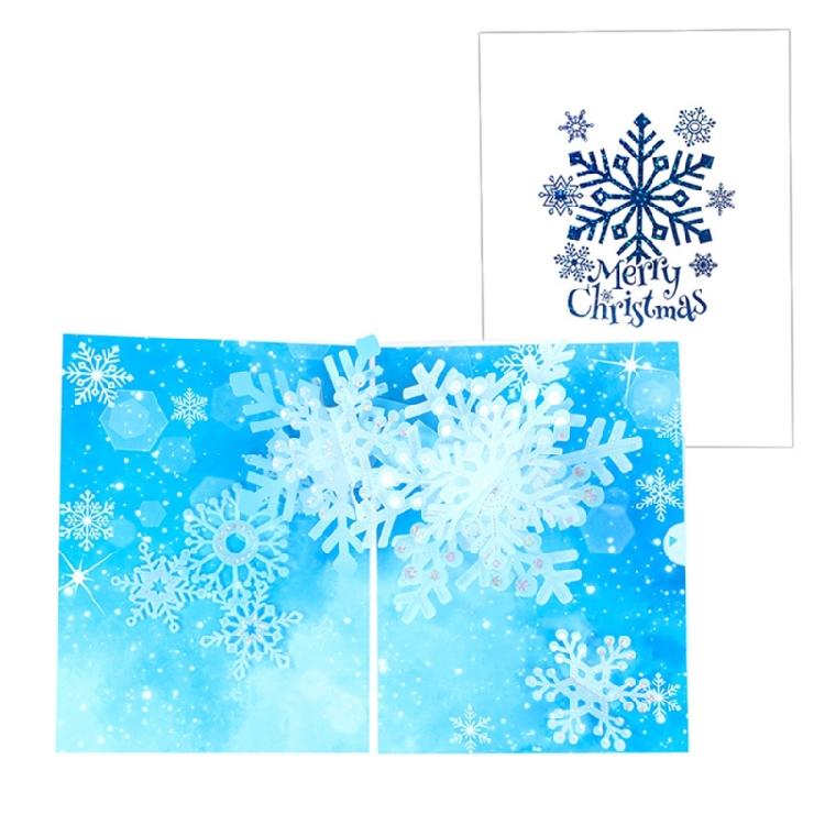 Christmas Decorations 3D Card Party Decoration Folding Type Party Supplies