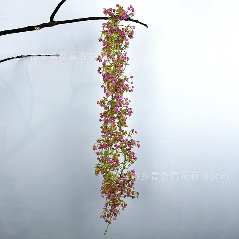 

Искусственное зеленое растение симуляция цыганского ротанга настенное украшение для дома и потолка симуляция лианы подвесное растение