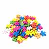 100pcs Flat-back Clothing Button 2 Holes Sewing Button DIY Flower Wooden Button  Clothing Sewing