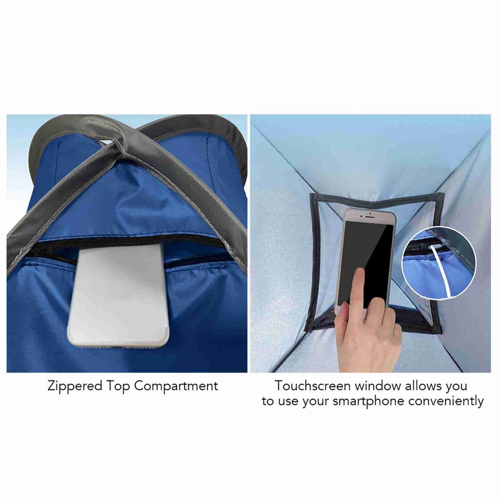 Mini Beach Sun Shade Canopy Instant Outdoor Beach Tent Shelter with Carry Bag