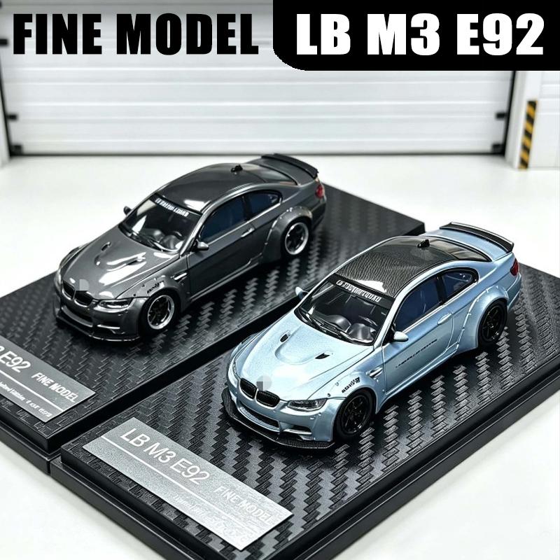 FINE MODEL 1/64 LB M3 E92 Legierungsauto Statisches Die-Cast Fahrzeug Sammlermodellauto Spielzeug