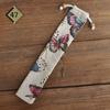 1pc Eco Friendly Canvas Drawstring Pouch Japanese Style for Chopsticks Spoon Straw Home Kitchen Travel Organizer