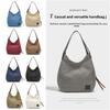 Borsa a Tote in Tela da Donna con Scomparti Multipli e Chiusura a Zip per Uso Quotidiano