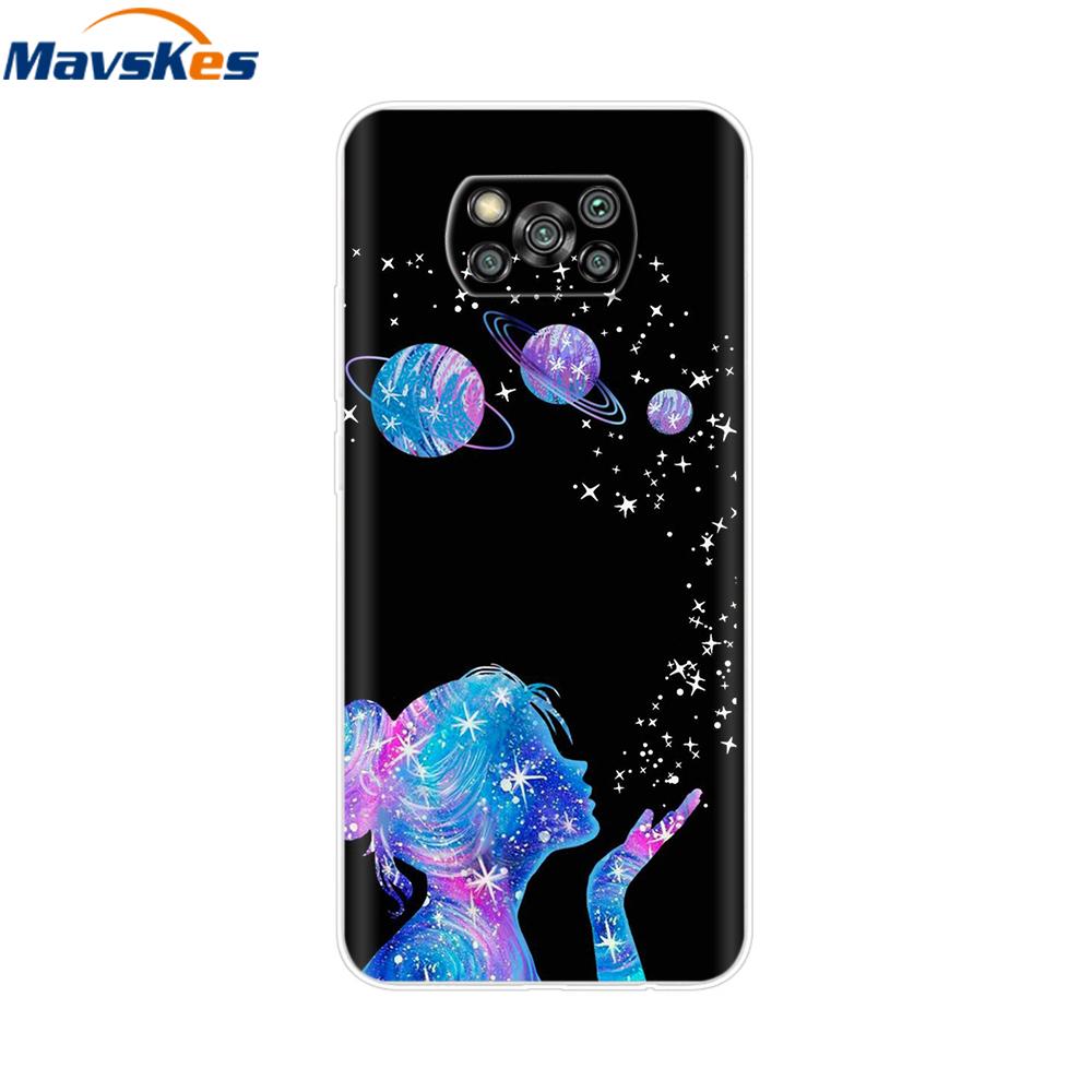 Pour Xiaomi POCO X3 Coque Pour Poco X3 Pro NFC Silicone Souple Arrière Pour Poco X3 POCOX3 X 3 NFC 6.67'' Fundas Coques Coque Pare-chocs