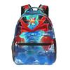 Tengen Toppa Gurren Lagann Printed Japanese Anime Student Backpack School Bag Travel Daypack for Boys Girls Bookbag Shoulder Bag