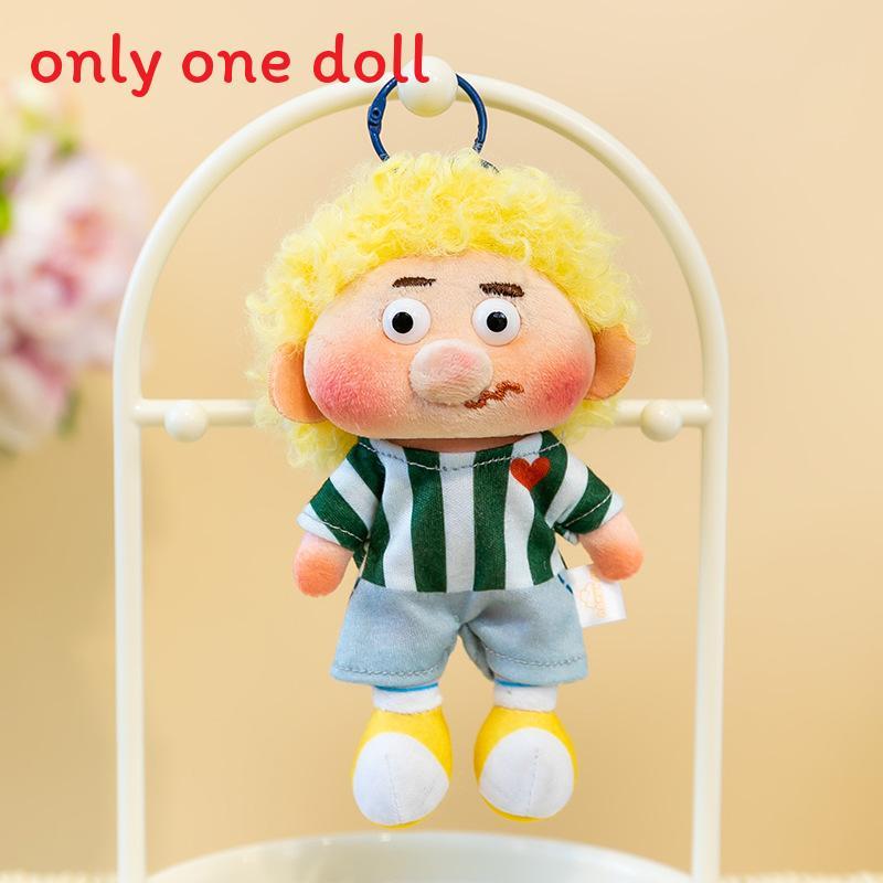 Plush Toy Keychain Hanging Charm With Messy Hair And Freckles For Teens Collectible Plush Gift