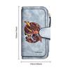 Stylish Samurai Pattern Long Wallet Fashion Multi Card Slots PU Leather Purse Cool Daily Use Portable Wallet