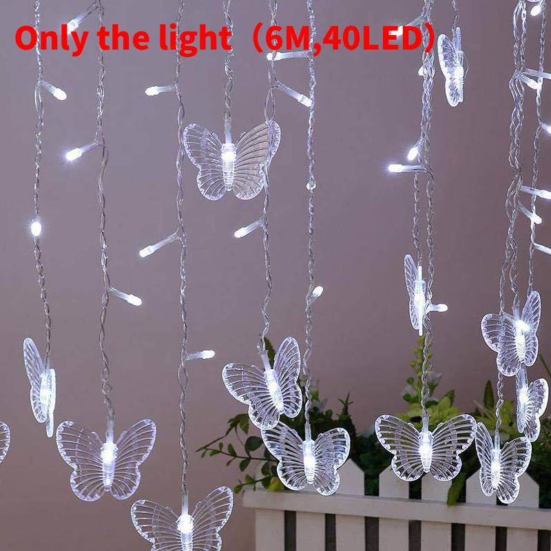 Butterfly Led String Light Set For Garden And Patio For Outdoor Celebration