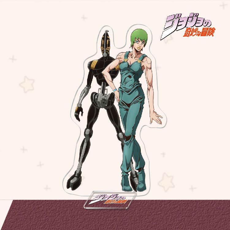 JoJo's Bizarre Adventure Animation Comics Peripheral Toys JOJO Dio Acrylic Stand-Up Sign Anime Action Figure Model Collection