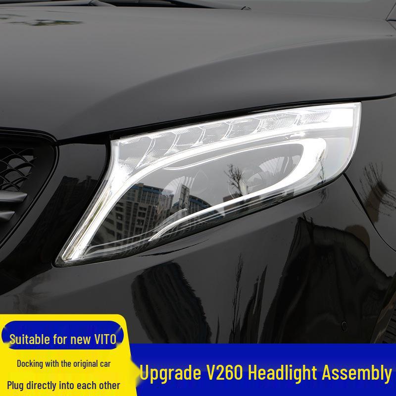 

Compatible LED Headlight for Mercedes-Benz VITO 16-19 V-Class Models V260 LED Headlights High Version (Pair)