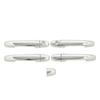 8 Pcs Car Exterior Door Handle Cover ABS Chrome Door Protector with Keyhole for Camry 02‑06
