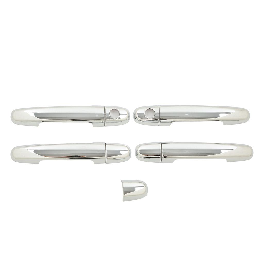 8 Pcs Car Exterior Door Handle Cover ABS Chrome Door Protector with Keyhole for Camry 02‑06