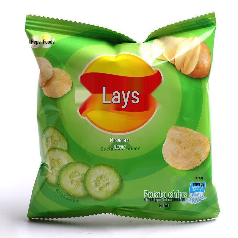 Lay s Cucumber Flavor Potato Chips - 100 Count