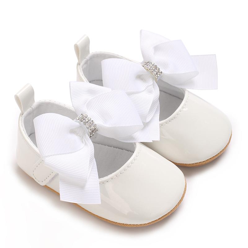 

Spring and Autumn Baby 0-1 Year Old Princess Shoes Baby Shoes Baby Shoes Learning Shoes Cute Bow Women s Treasure Shoes 0-6 Months
