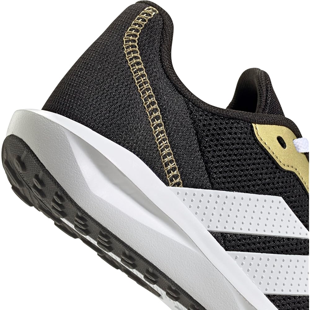 Adidas Faito Kids Sneakers Unisex Boys Girls 22-25.5cm Core Black Footwear White Gold Metallic