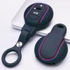 Silicone Car Key Fob Cover Case with Keychain for BMW Mini Cooper F54 F55 F56 F57 F60 3, Fits BMW Cooper F54 F55 F56 F57 F60 Sport Stripe Soft Skin