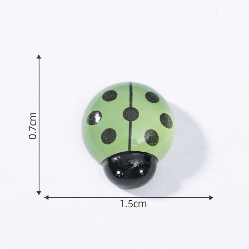 Luminous Little Ladybug Cute Grain Garden Landscape Decoration Blind Bag AccessoryMicro-landscape Small Ornament