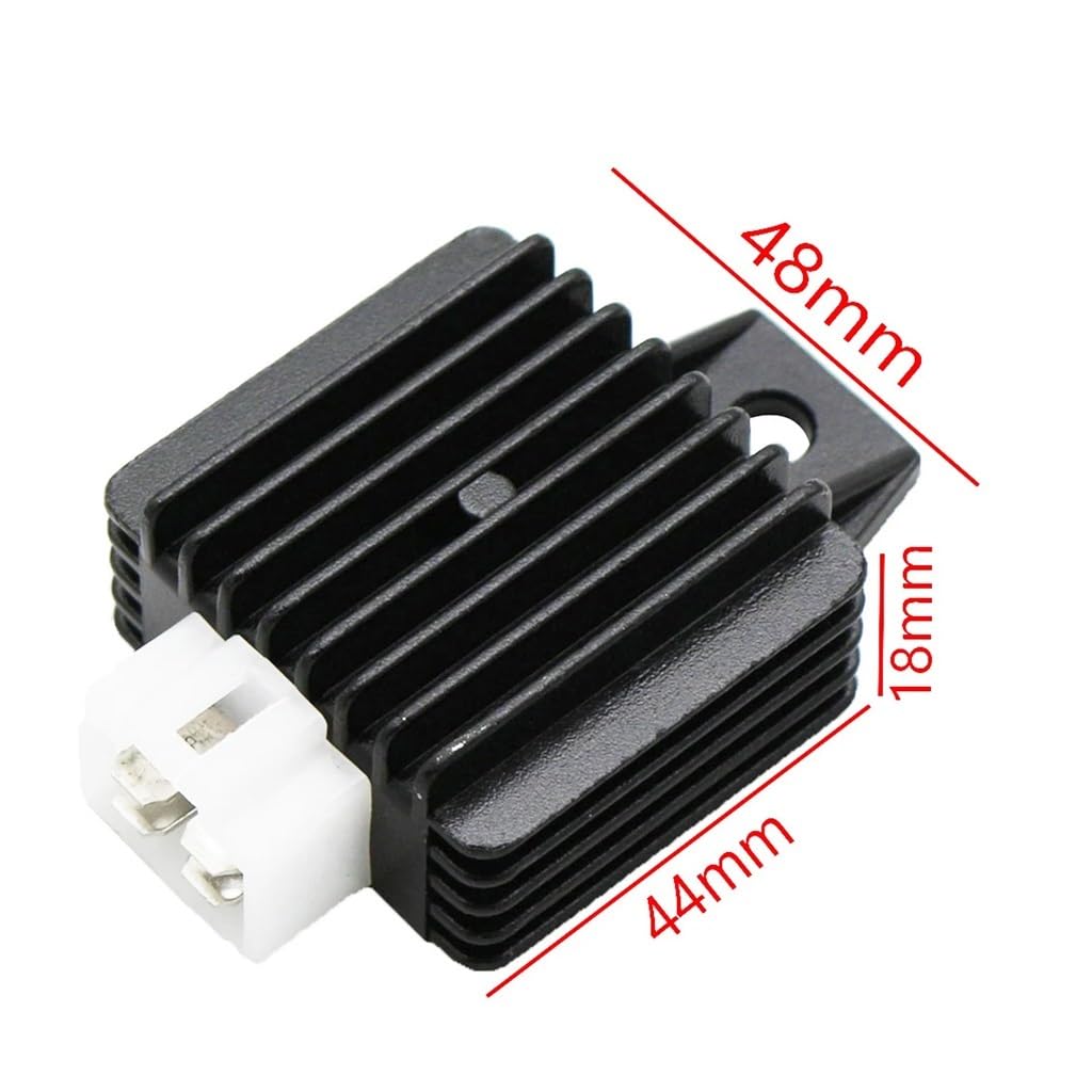 Motorcycle Regulator Rectifier 4 Pin Full Wave Motorcycle Regulator Rectifier for GY6/50/80/125/150CC Scooter ATV Bike Accessories