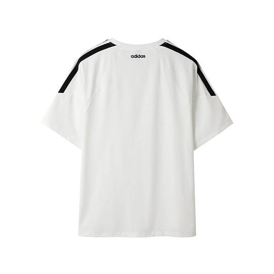 Adidas 3 Stripes T Shirt Unisex White KB8197