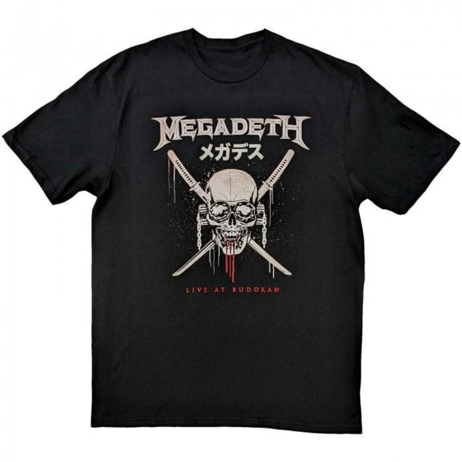 Megadeth Unisex Adult Crossed Swords Cotton T-Shirt S