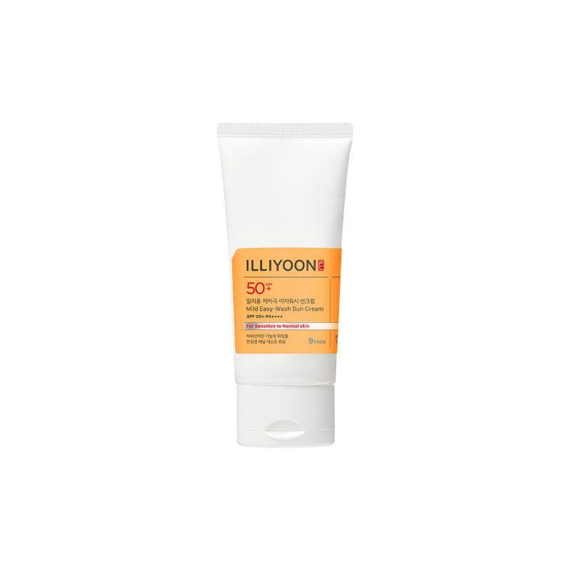 ILLIYOON Easy Wash Mild Family Sunscreen SPF50+ PA++++ 80ml