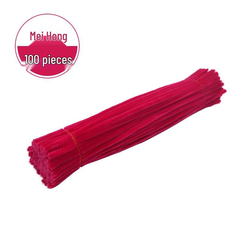 Youyou Tiger Twist Stick Handmade Super Soft Chenille Stems Educational Craft Materials for Macarons