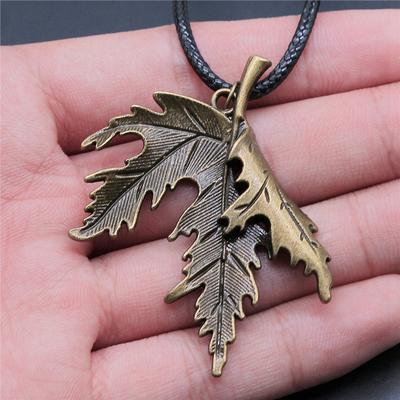 Lapų Gėlių Karoliai Odinė Grandinėlė 45cm Moteriški Papuošalai Valentino Dienos Kūrybiškos Dekoracijos