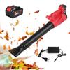 Suflantă de frunze 21V Suflantă electrică de frunze Baterii 4.0Ah și încărcător incluse Mod 6 viteze Ușoară L
