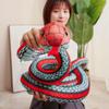 Simulation Stuffed 300cm Real Life Snake Plush Toy Giant Boa Cobra Long Snake Doll Creative Decor Birthday Gifts for Boys