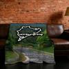 Corsa con la Coperta Super Auto Calda NNurburgring Comoda Coperta Morbida da Divano Pista Bambino Casa Divano Camera da Letto Regalo