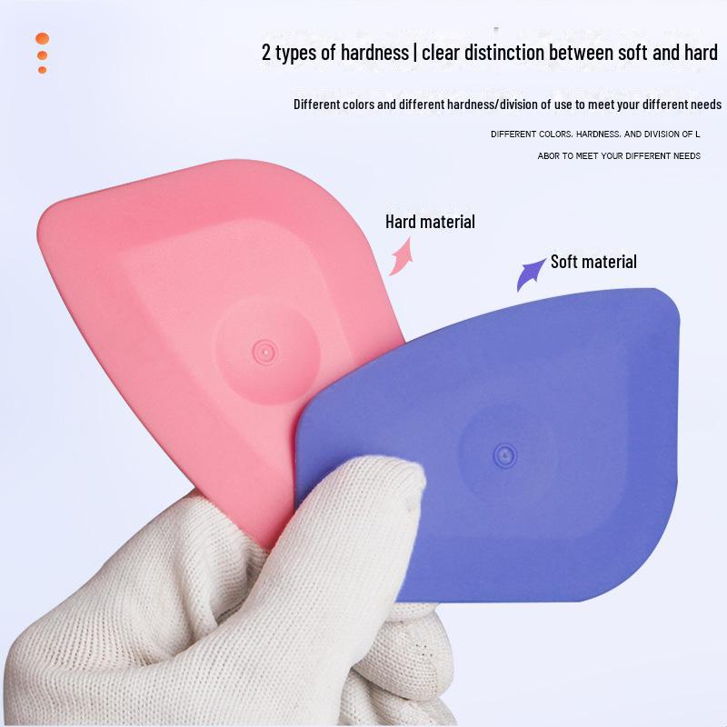 Pinkes polygonales Filmwerkzeug: Hochtemperatur-, verschleißfester Kantenschaber für Farbwechsel am Auto