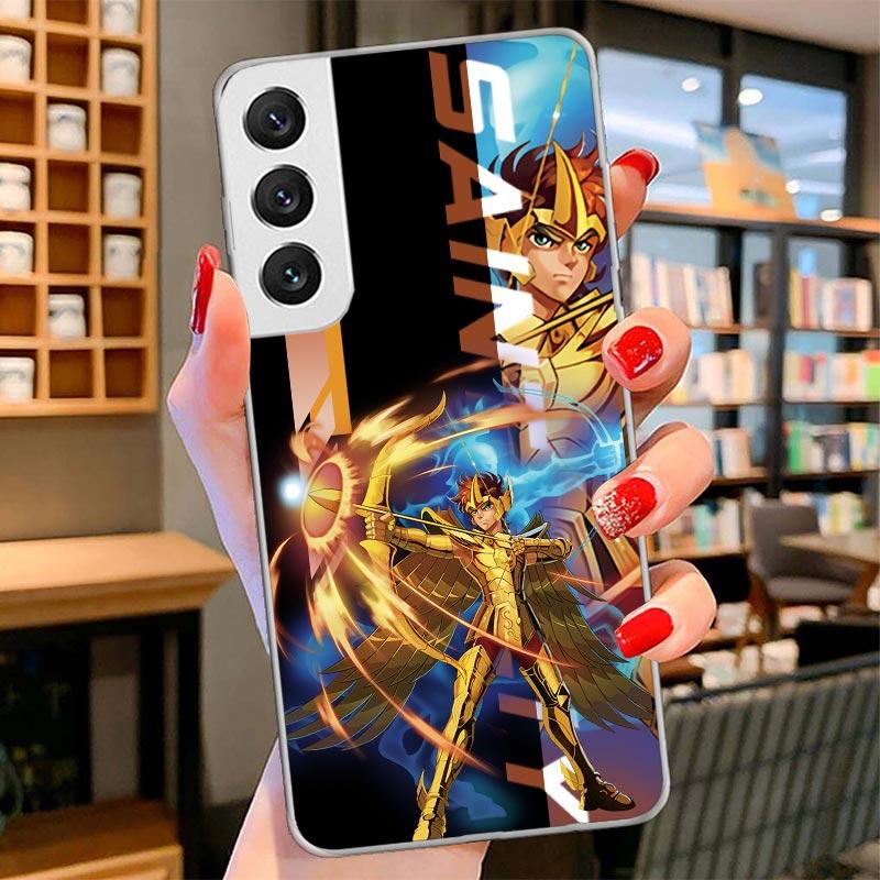 Anime Saint Seiya Cover Phone Case For Samsung Galaxy S26 S25 Edge S24 Ultra S23 S22 Plus S21 S20 FE Soft Fundas Shell Galaxy S2