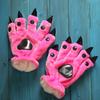 Plush Dinosaur Paw Gloves Cartoon Cute Animal Hand Gloves Animal Paw Warm Gloves Cosplay Tool Costume Party Accessories