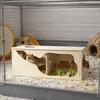 Chew-Proof Wooden Hamster House Detachable Hamster Hiding Corner Practical Mouse Habitat  Playing