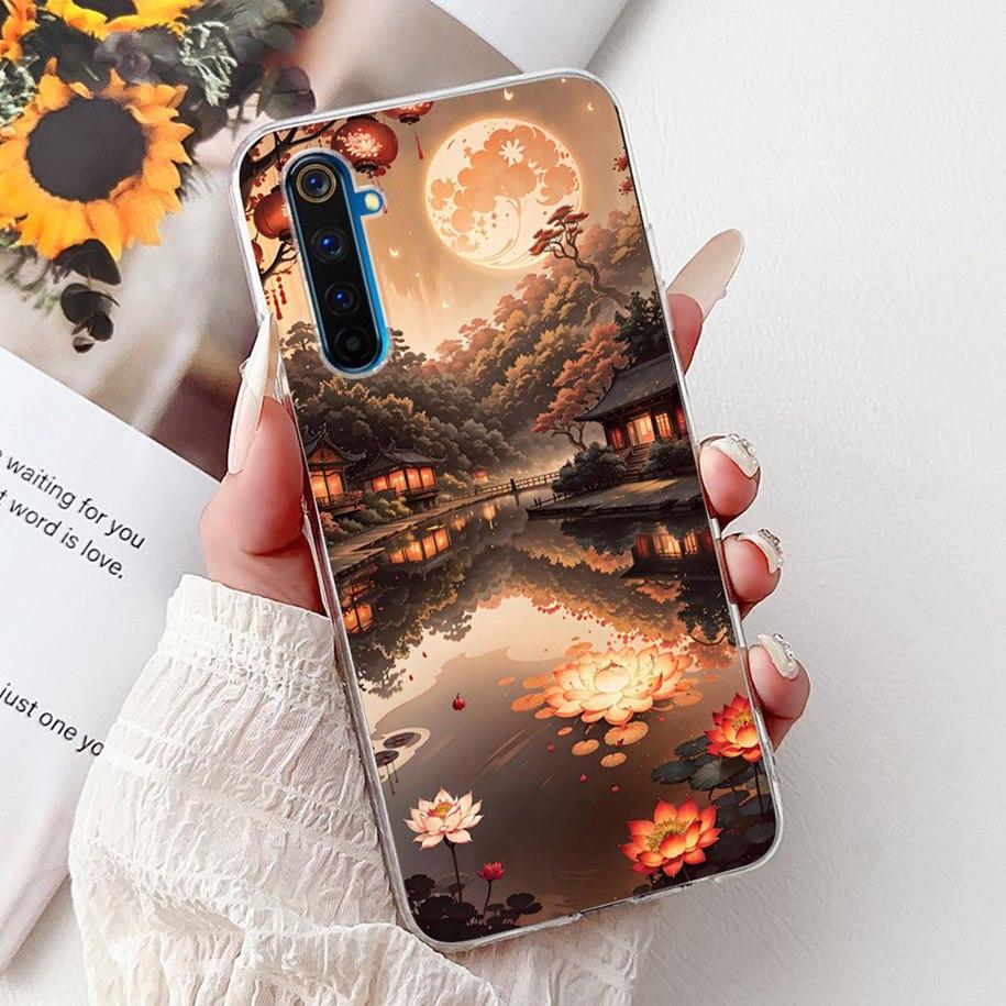 For Realme 6 Pro Case RMX2061 Soft Silicone Cartoon Phone Cover For OPPO Realme 6 Pro Case Realme6 Realme 6 Pro 6i 6S 6Pro Coque