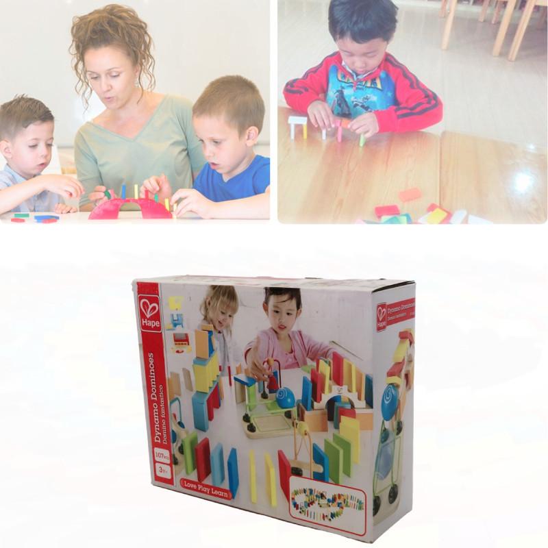 Super Fun Wooden Domino Blocks Set Creative Educational Toys For Boys And Girls