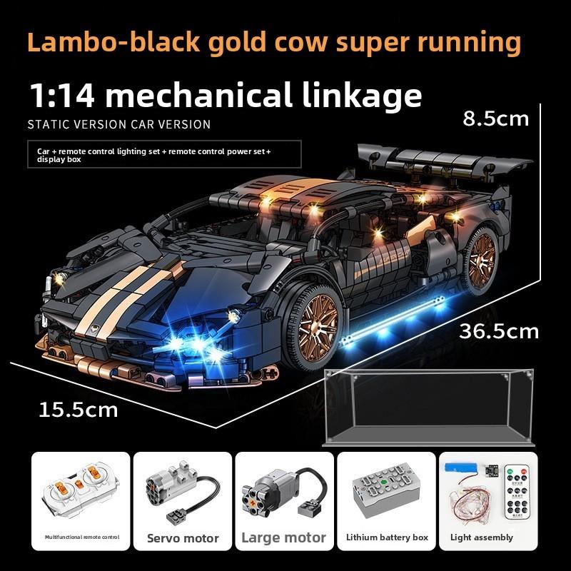 Lamborghini Building Blocks Set With Diy Assembly For Collectors And Kids