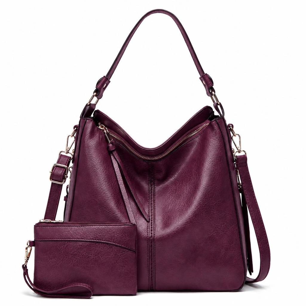 Women's Retro Crossbody Tote Bag - European & American Fashion, Large Capacity, Mother-Child, Single Shoulder