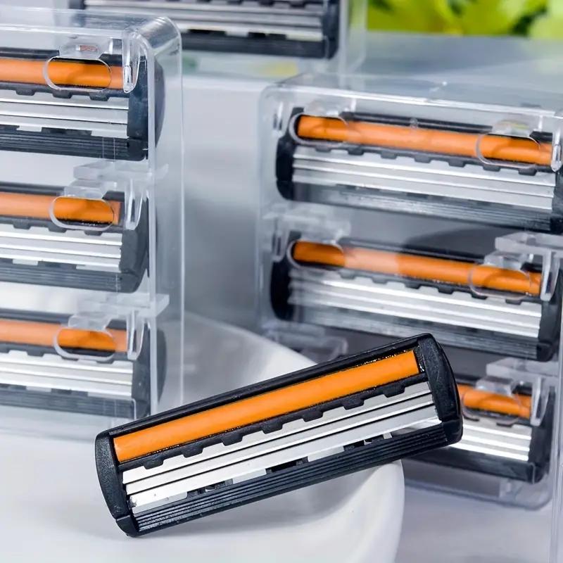 Men's Classic Manual Razor Vintage Water Wash Razor Blade Sharp Blade Anti Scratch Three Layer Blade Razor