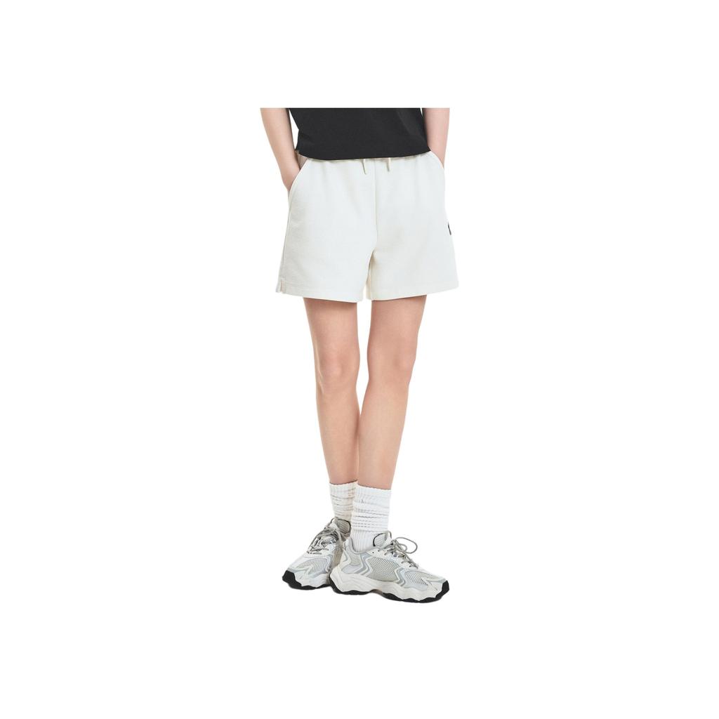 New MLB Casual Shorts Women's Ecru 3FSPB0253-50CRS