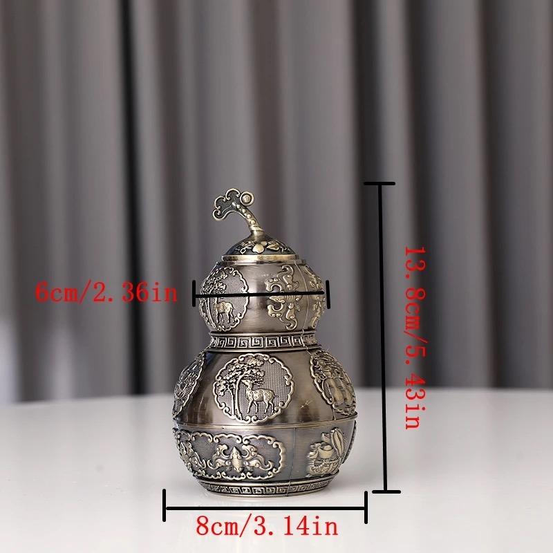 Automatic Push-type Toothpick Box Retro Alloy Toothpick Holder Beer Bottle Opener Desktop Organizer Party Decoration Unique Gift