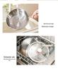 316 Stainless Steel Non-Stick Wok, Flat Bottom, Induction Compatible, Deepened Stir-Fry Pan