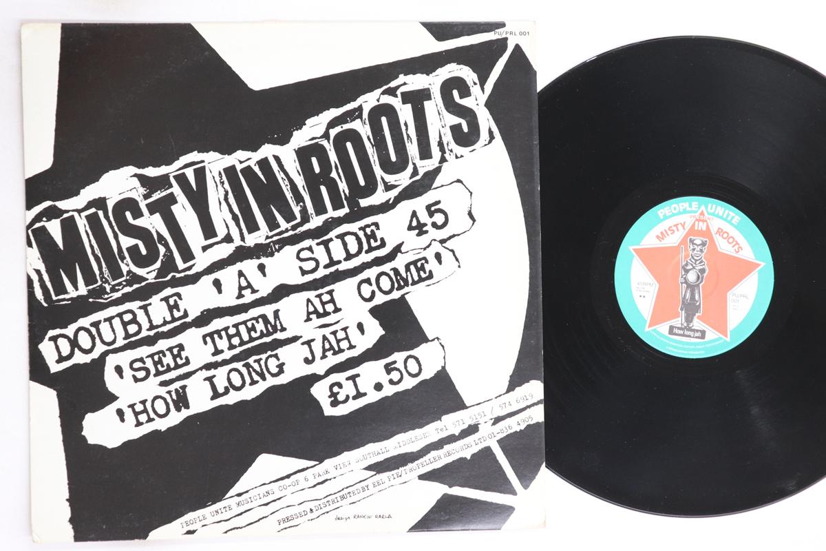 

12inch Record MISTY IN ROOTS - See Them Ah Come / How Long Jah PRL001 PEOPLE UNITE 1979 UK Reggae, Ska & Dub Used