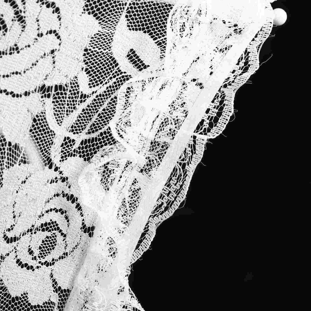 Prop Umbrella Embroidery Parasol Elegant Craft Bride Lace Ornament White Decorative Room Performance Mini Wedding Trim Lolita